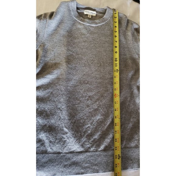 CROSBY& HOWARD SWEATER SIZE MEN'S XL 100% MERINOWOOL GRAY - Picture 7 of 9